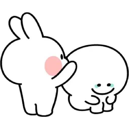 Couple Rabbit Kelinci Bucin