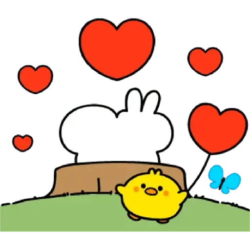 Couple Rabbit Kelinci Bucin