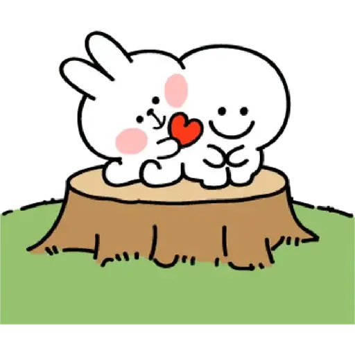 Couple Rabbit Kelinci Bucin