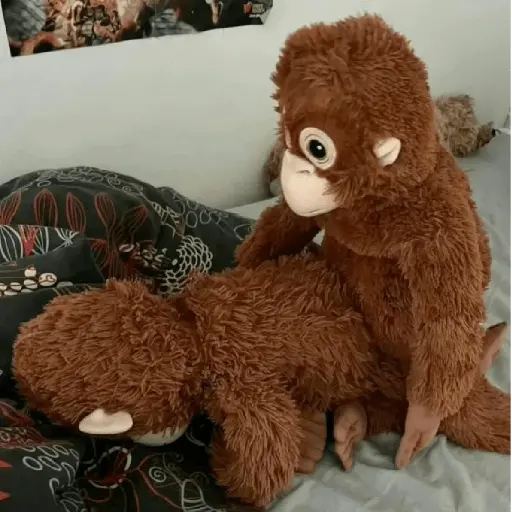 monkey plushie 🐒Mono peluche 🙈