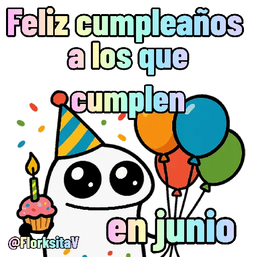 Feliz cumpleaños junio 😍🩷