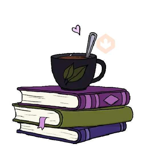 ☕📚 Café y libros 📚☕ sticker 16