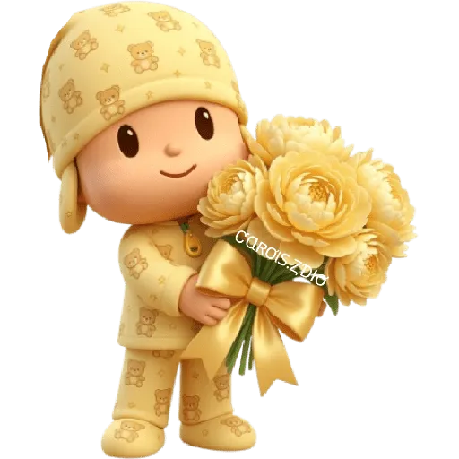 💛🌻 Pocoyó Flores Amarillas🌻💛