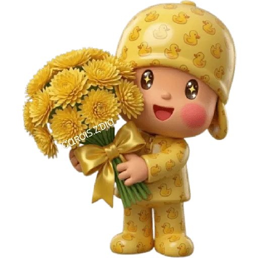💛🌻 Pocoyó Flores Amarillas🌻💛