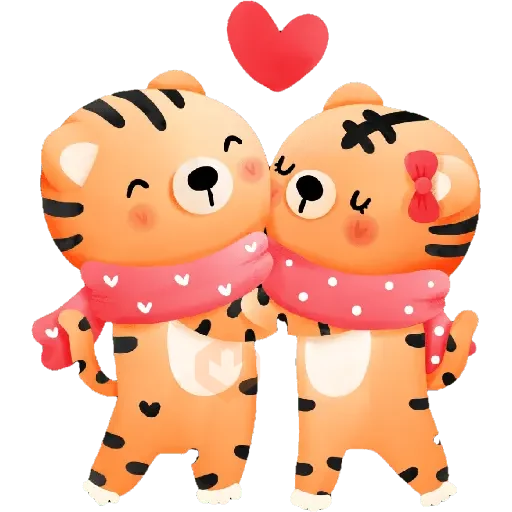 Tigrecitos San Valentín ♥️🐯 sticker 13