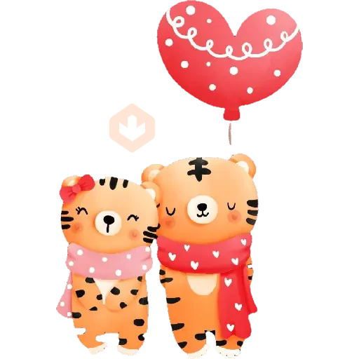 Tigrecitos San Valentín ♥️🐯 sticker 11