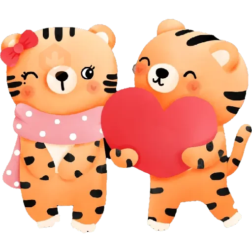 Tigrecitos San Valentín ♥️🐯 sticker 12