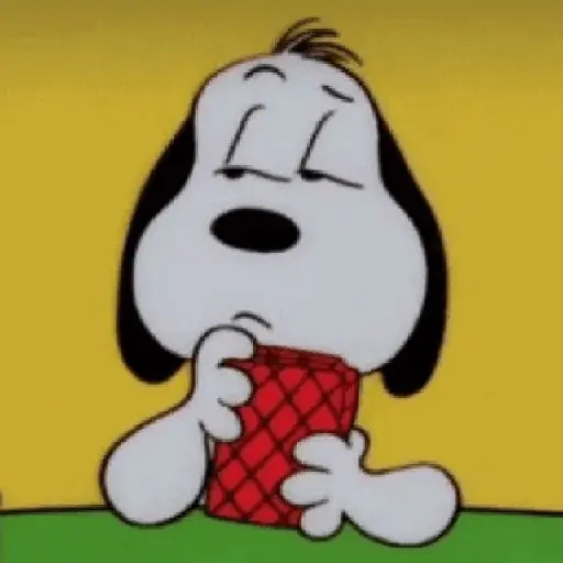 😮‍💨 Reacciones SNOOPY ☕🫐 3