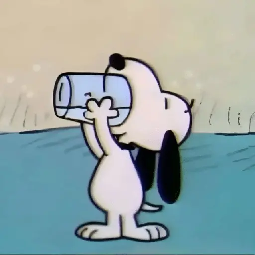 😮‍💨 Reacciones SNOOPY ☕🫐 3