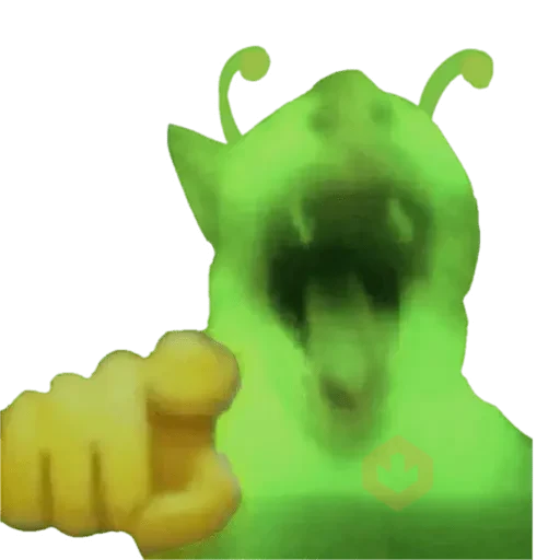 Memes - Gato Alien Verde 🟢🐈 sticker 12