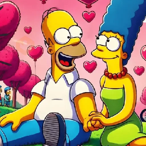 Amor Los Simpson ♥️💛 sticker 12