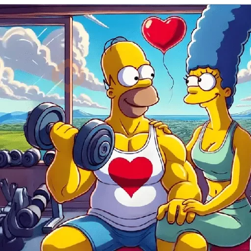 Amor Los Simpson ♥️💛 sticker 19
