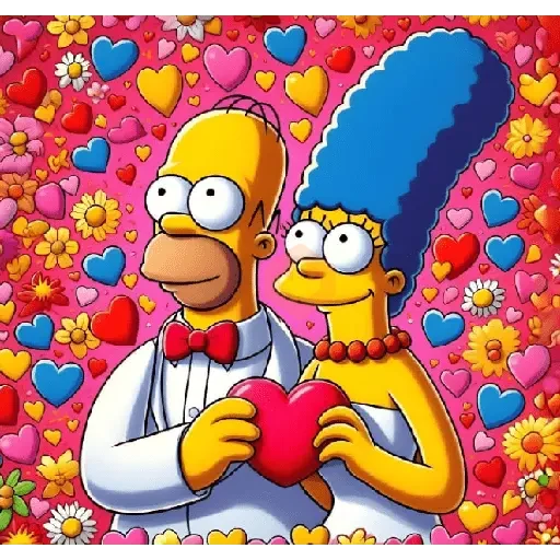 Amor Los Simpson ♥️💛 sticker 13