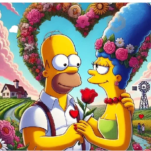 Amor Los Simpson ♥️💛 sticker 15