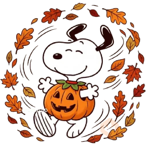 🍂 Snoopy Otoño 🍂🍁 Autumn sticker 15