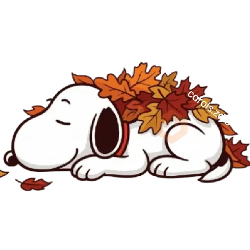 🍂 Snoopy Otoño 🍂🍁 Autumn sticker 11