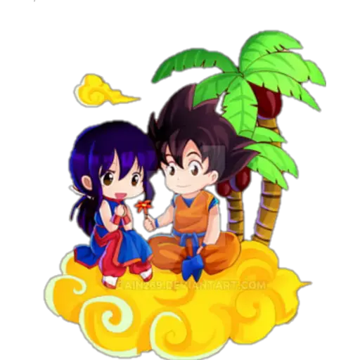💟 Goku y Milk 💖 