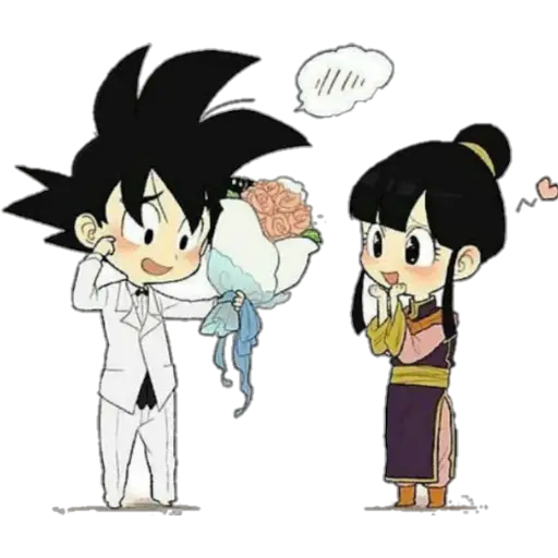 💟 Goku y Milk 💖 