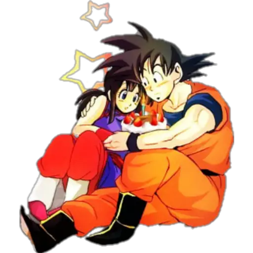 💟 Goku y Milk 💖 