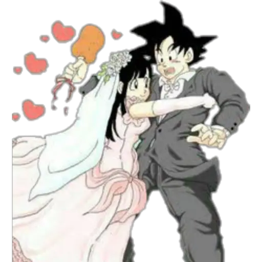 💟 Goku y Milk 💖 