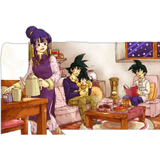 💟 Goku y Milk 💖 