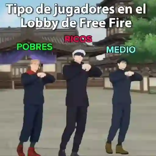 Free fire x Jujutsu kaisen