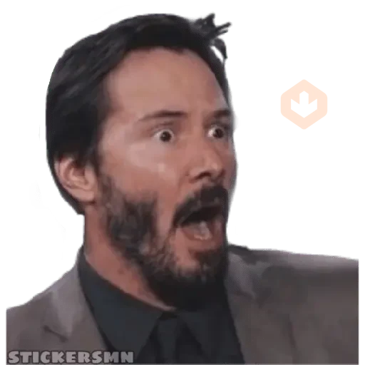 Keanu Reeves 🔫 Reacciones 😎 sticker 12