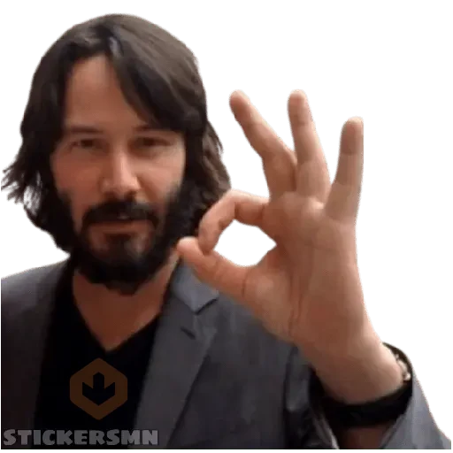 Keanu Reeves 🔫 Reacciones 😎 sticker 13