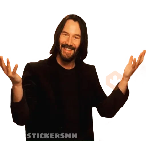 Keanu Reeves 🔫 Reacciones 😎 sticker 29