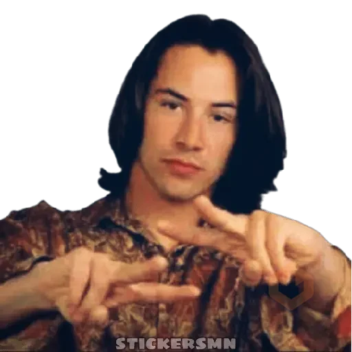Keanu Reeves 🔫 Reacciones 😎 sticker 21
