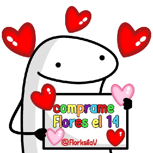 San Valentín cartelito