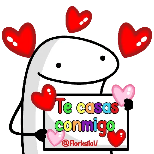 San Valentín cartelito