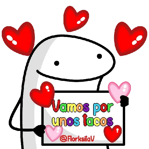 San Valentín cartelito