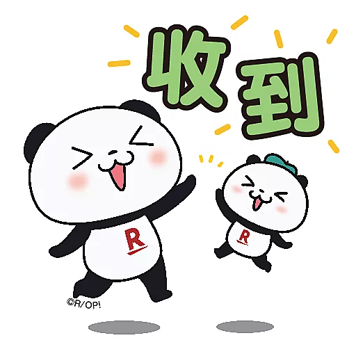 Okaimono Panda! 熊貓貼圖★第2彈 ★《購物篇》