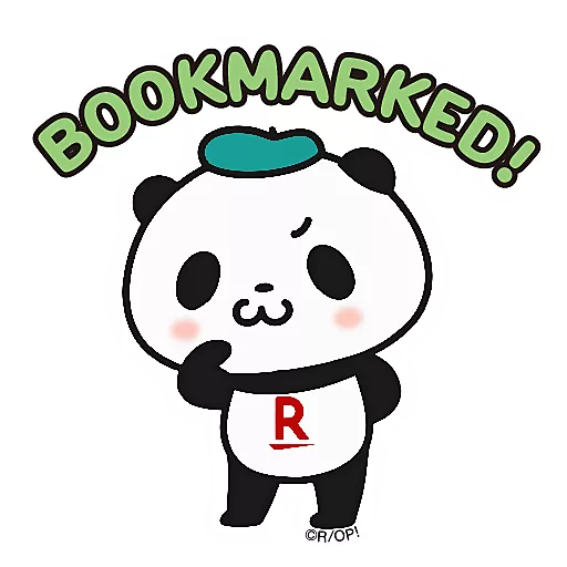 Okaimono Panda! 熊貓貼圖★第2彈 ★《購物篇》