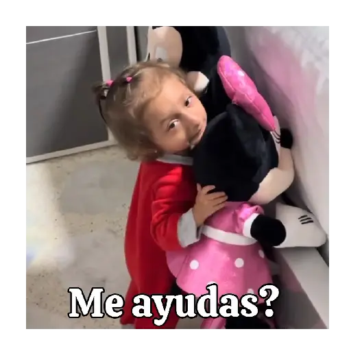 María Paula enojada/tierna 😍