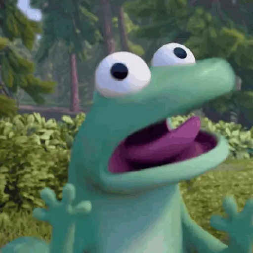 Hoppers Lizard 🦎 (GIF)