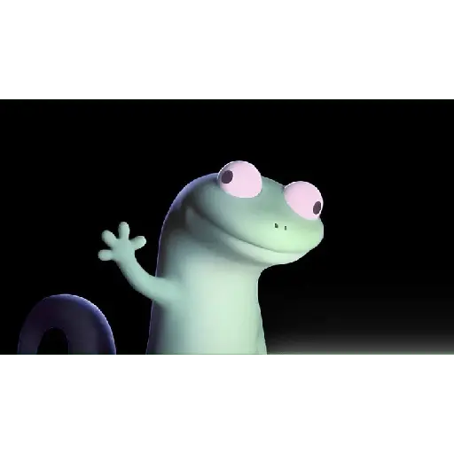 lizard in hoppers 