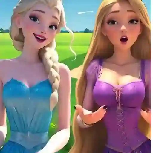Disney girls hot
