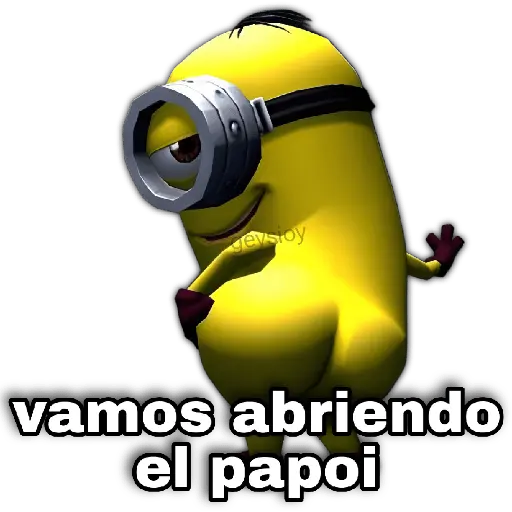 Minions con locura💛Omg si beba