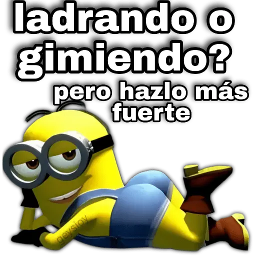 Minions con locura💛Omg si beba