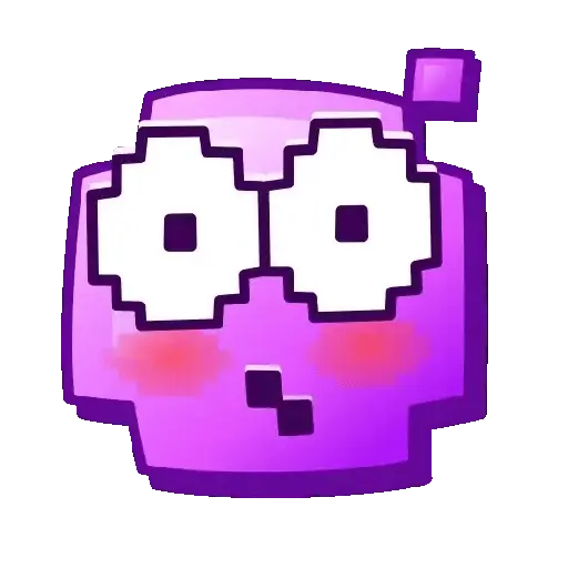 Emoji animado pixel 😊