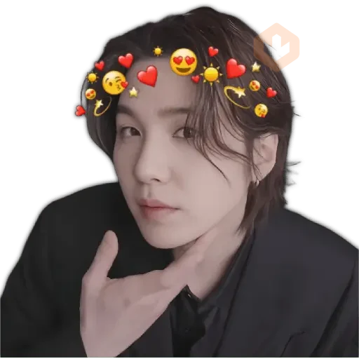 💜 BTS 🔰 Reacciónes 💟✨ sticker 18