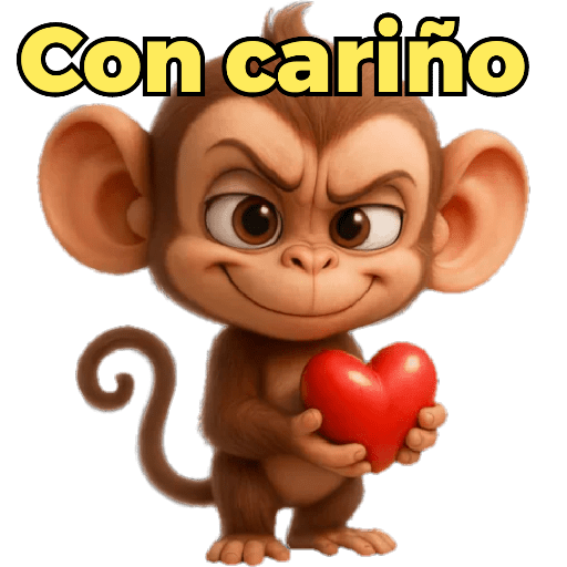 🐵 Chibi Monkey Emoji Pack🐵 preview