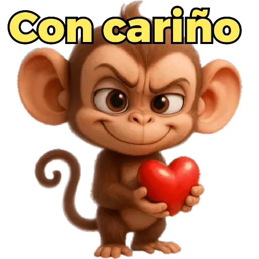 🐵 Chibi Monkey Emoji Pack🐵