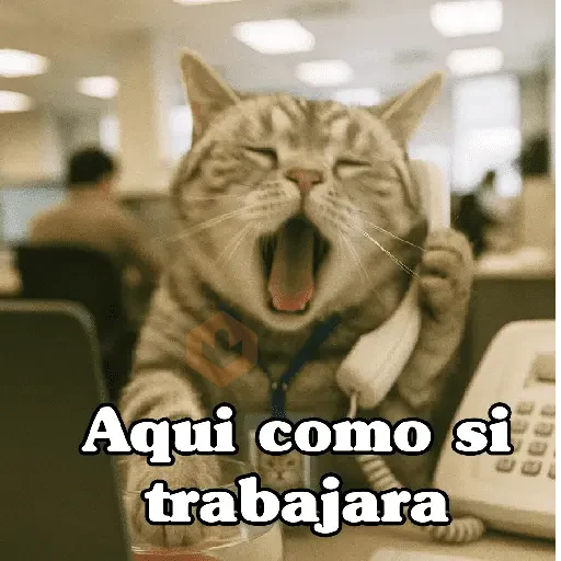 🧿Gato trabajando 🐱🐈 sticker 14