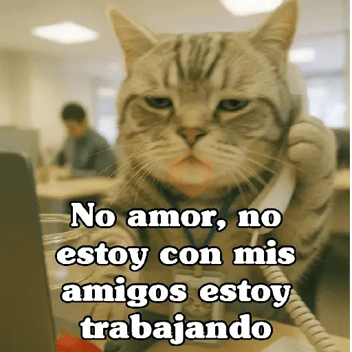 🧿Gato trabajando 🐱🐈 sticker 15