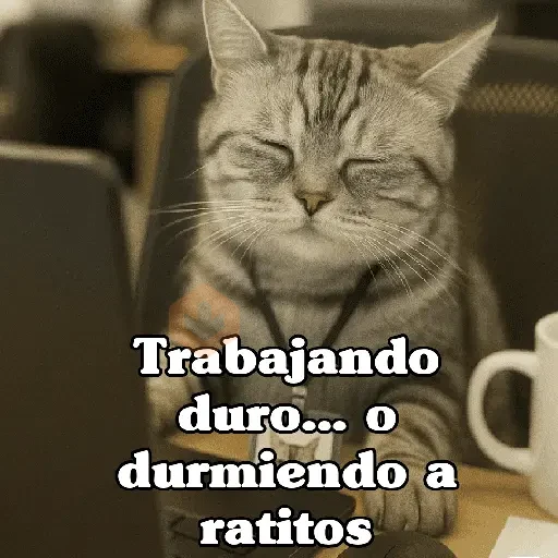 🧿Gato trabajando 🐱🐈 sticker 18