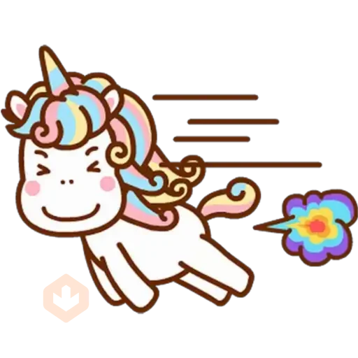 Unicornio Cute ♡ sticker 17