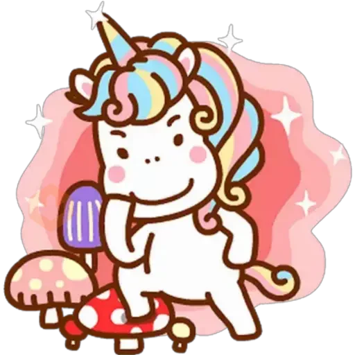 Unicornio Cute ♡ sticker 15